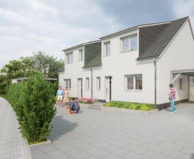 Neubauprojekt: 2 Doppelhaushälften auf einem ca. 487 m² großen Grundstück in Schwelm