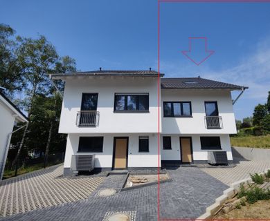 Beispiel für eine von sechs energieeffizienten Neubau-Doppelhaushälften zwischen 399.900,- und 467.000,- Euro! Provisionsfrei zu erwerben!