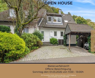 Bieterverfahren! Wohnen wie im eigenen Haus! Kein Hausgeld, keine Versammlungen, nur 2 WE