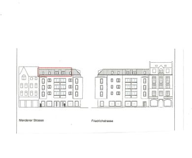 Neubau-Dachgeschosswohnungen  mit Fahrstuhl