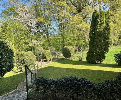 traumhafter Gartenpanorama
