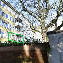 Zentral mit Balkon! Helles 1-Raum Appartement in ruhiger Duisburg Citylage am Kantpark