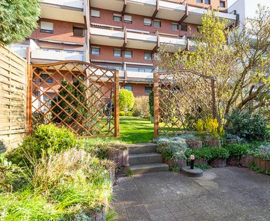 KÄUFERPROVISIONSFREI: 3,5-Zimmer Maisonettewohnung mit Terrasse und Garten in Hamm Mark!