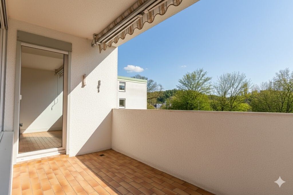 Loggia mit Süd-West-Ausrichtung