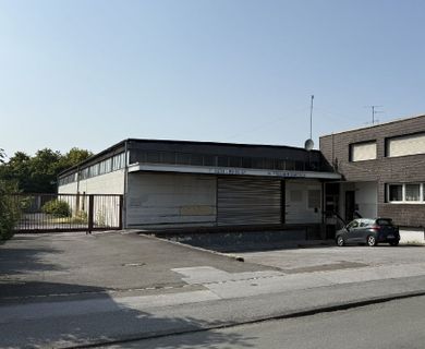 Indupark Dortmund – Gewerbehalle mit Wohn-/Bürogebäude