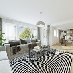 Wohnen auf der Sonnenseite: lichtdurchflutete Wohnung mit Südbalkon und traumhafter Fernsicht