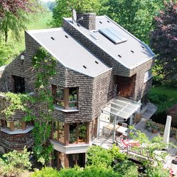 Die Lage zählt ! Großzügiges Architektenhaus im Grünen an den Rheinauen in Dormagen – Rheinfeld