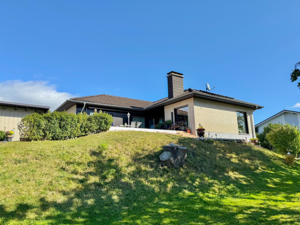 Hintere Gebäudeansicht