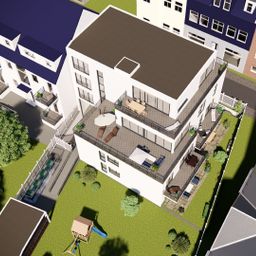 Pompöse Dachterrasse & elegante 4-Zimmerwohnung im NEUBAU, nahe der Schlebuscher City!